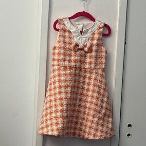 Janie and Jack Pink and White Dress